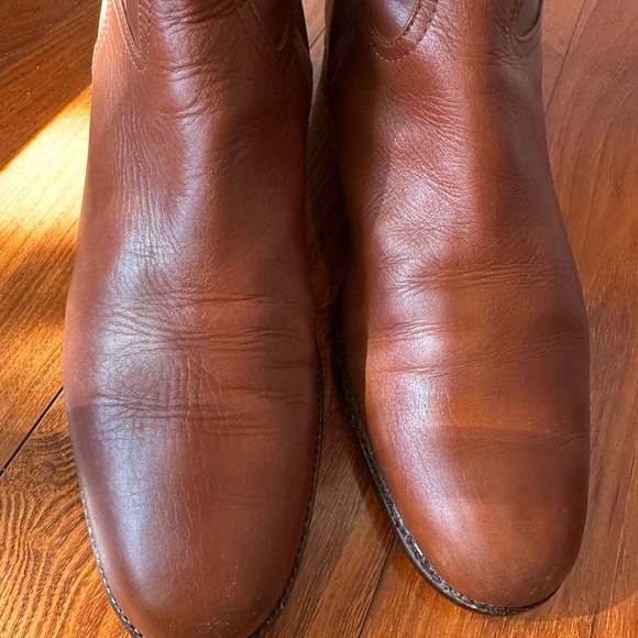 Coach Brown Over the Knee Leather Boots - Picture 9 of 12